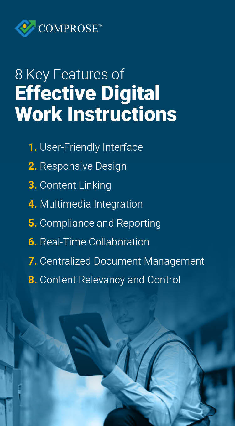 8 Key Features of Effective Digital Work Instructions