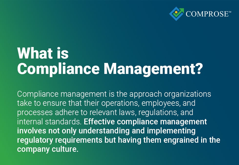 Compliance Management and the Role of Policies and Procedures